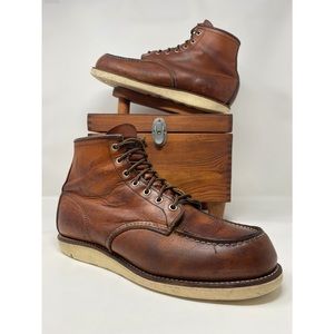Red Wing Heritage Classic Moc 875 (10.5 D) with BONUS